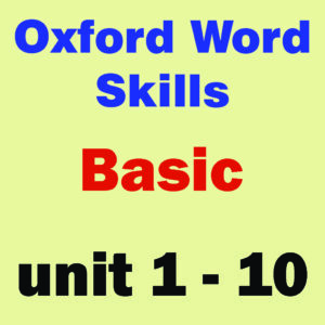 آموزش درس 1 تا 10 کتاب oxford word skills basic